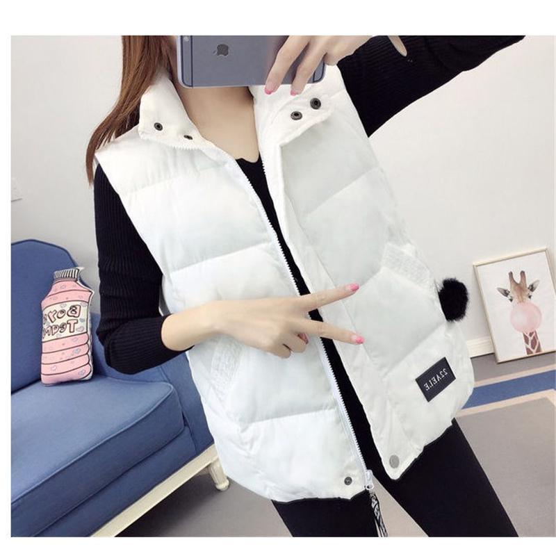 中綿ベスト レディース ショート丈 ふわふわ チョッキ 前開き 羽織り アウター 軽量 ゆったり 暖かい 防寒着 可愛い カジュアル |  | 11