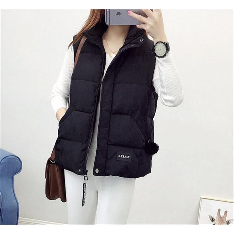 中綿ベスト レディース ショート丈 ふわふわ チョッキ 前開き 羽織り アウター 軽量 ゆったり 暖かい 防寒着 可愛い カジュアル |  | 12
