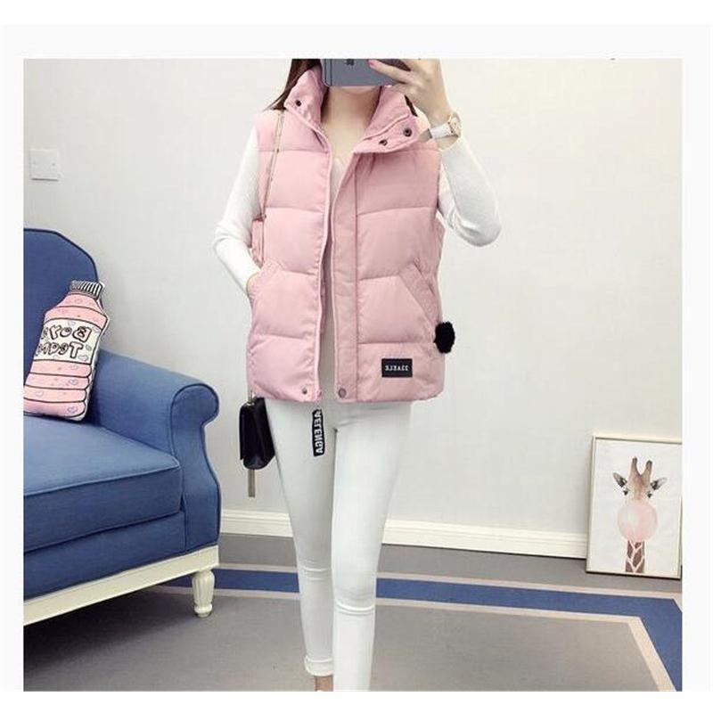 中綿ベスト レディース ショート丈 ふわふわ チョッキ 前開き 羽織り アウター 軽量 ゆったり 暖かい 防寒着 可愛い カジュアル |  | 03