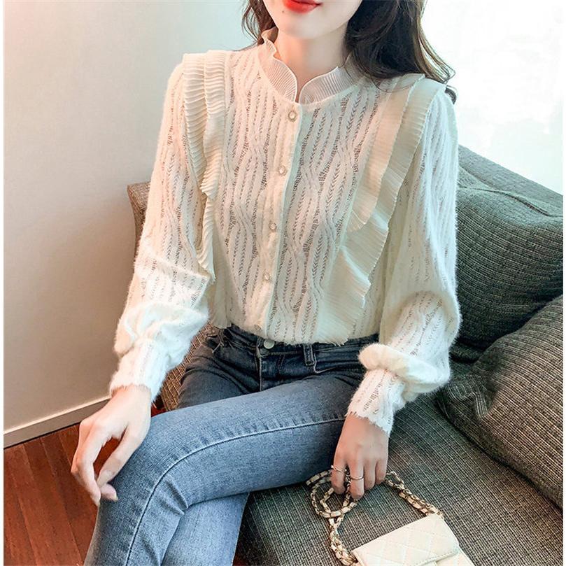 シャツ レディース 裏ボア ブラウス 裏起毛 レース トップス 羽織り 前開き 裏ボア 暖かい 防寒 もこもこ カジュアル 可愛い アウター 秋冬 |  | 07