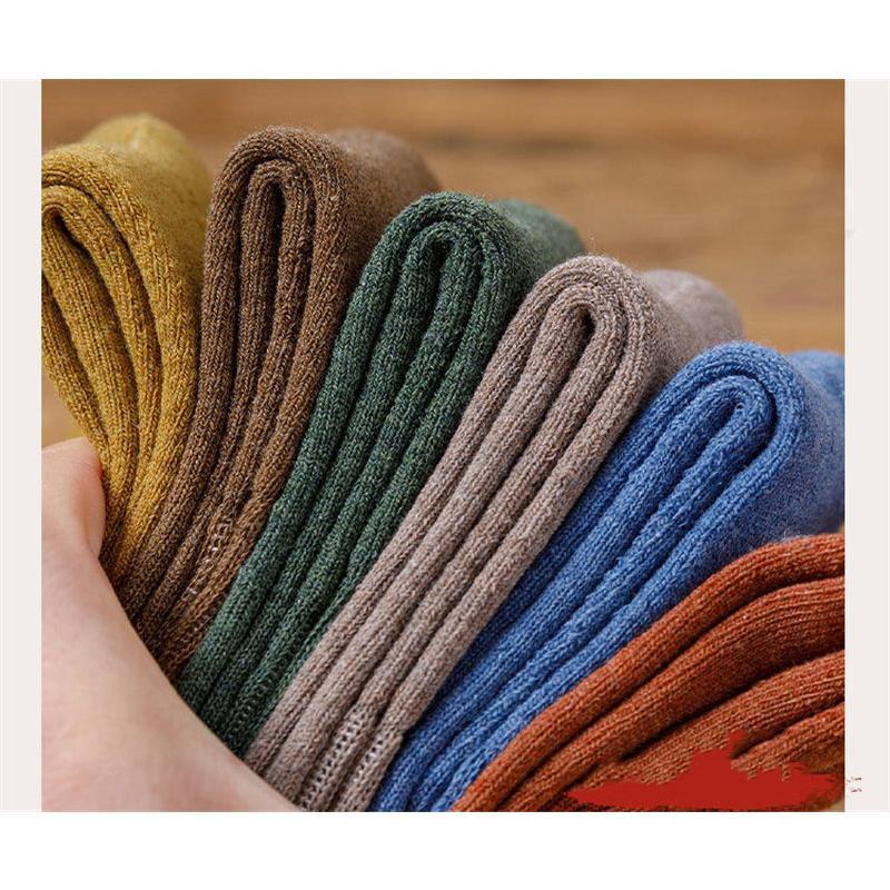 ソックス レディース メンズ 5足セット 暖かい おしゃれ 防寒対策 クルーソックス 厚地 綿混 暖か シンプル ポカポカ かわいい |  | 03