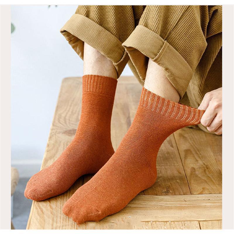 ソックス レディース メンズ 5足セット 暖かい おしゃれ 防寒対策 クルーソックス 厚地 綿混 暖か シンプル ポカポカ かわいい |  | 04