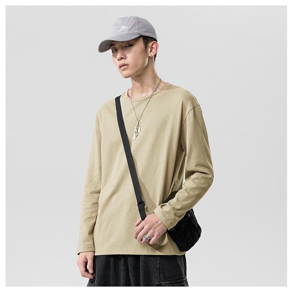 長袖Ｔシャツ メンズ レディース クルーネック tシャツ インナー ロングtシャツ トップス カットソー おしゃれ 速乾 無地 シンプル 10色 |  | 10