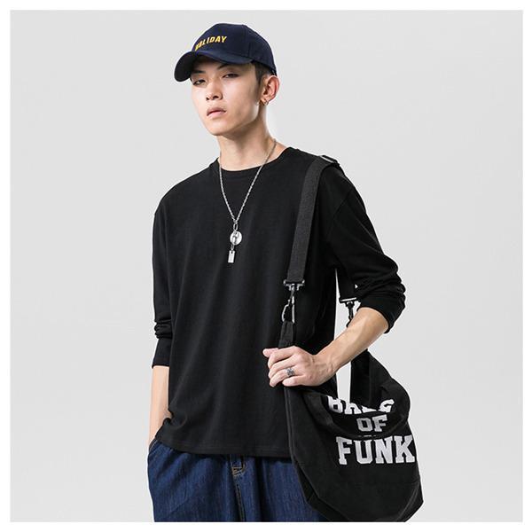 長袖Ｔシャツ メンズ レディース クルーネック tシャツ インナー ロングtシャツ トップス カットソー おしゃれ 速乾 無地 シンプル 10色 |  | 04
