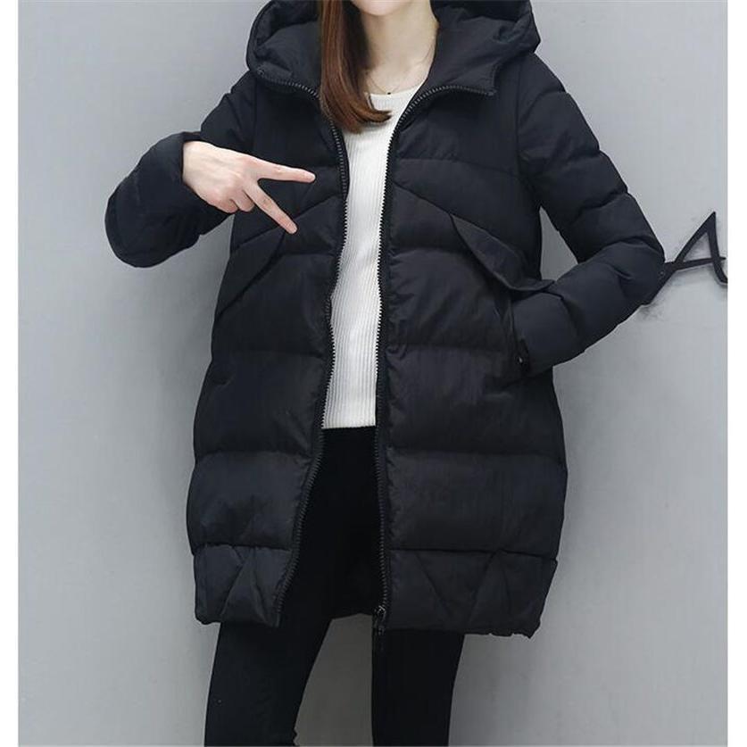中綿コート レディース ダウンジャケット ロングコート 中綿入り 暖かい 厚手 無地 フード付き 防風 防寒 アウター 軽量 カジュアル 可愛い 冬 |  | 04