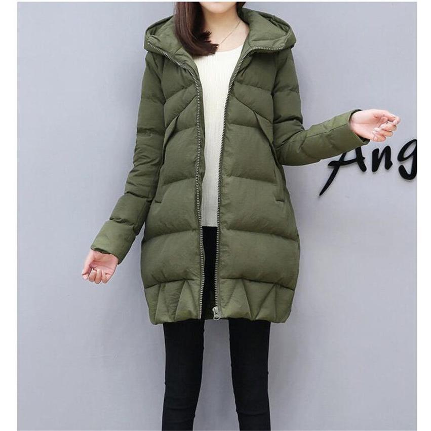 中綿コート レディース ダウンジャケット ロングコート 中綿入り 暖かい 厚手 無地 フード付き 防風 防寒 アウター 軽量 カジュアル 可愛い 冬 |  | 07