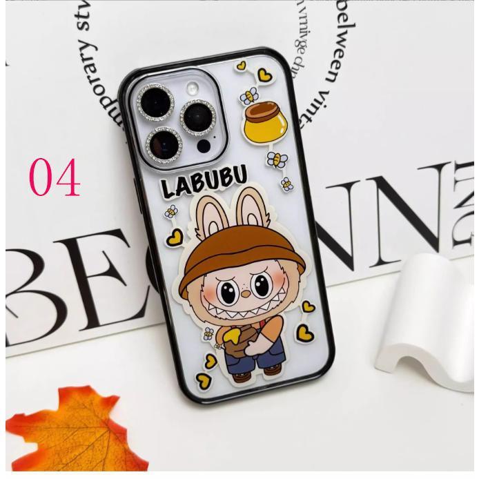 ラブブ スマホケース iPhoneケース かわいい カートゥーン風 ソフト