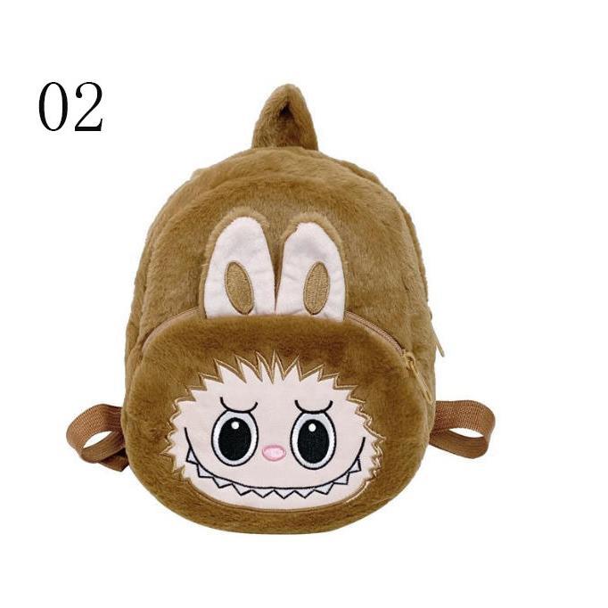 Labubu ラブブ ぬいぐるみ ふわふわ可愛い リュック キャラポーチ 立体