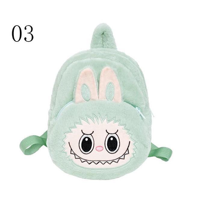 Labubu ラブブ ぬいぐるみ ふわふわ可愛い リュック キャラポーチ 立体