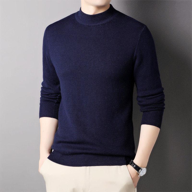 送料無料 ニットセーター メンズ トップス ハイネック 無地 あったか 防寒 カジュアル 通勤 男性 厚手 シンプル ビジネス オフィス 秋冬 |  | 03
