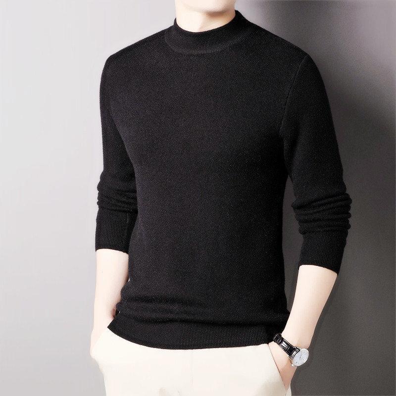 送料無料 ニットセーター メンズ トップス ハイネック 無地 あったか 防寒 カジュアル 通勤 男性 厚手 シンプル ビジネス オフィス 秋冬 |  | 04