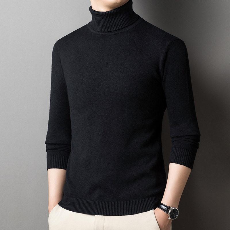 ニットセーター メンズ トップス ニットソー ハイネック 無地 あったか 防寒 カジュアル 厚手 シンプル ビジネス オフィス 秋冬 |  | 04