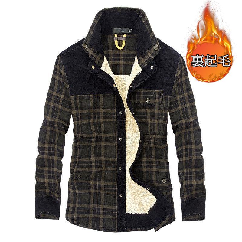 シャツ メンズ ネルシャツ チェック柄 裏起毛 厚手 裏ボア アウター インナー トップス 防寒 お洒落 ゆったり カジュアル 暖かい 秋冬 |  | 01