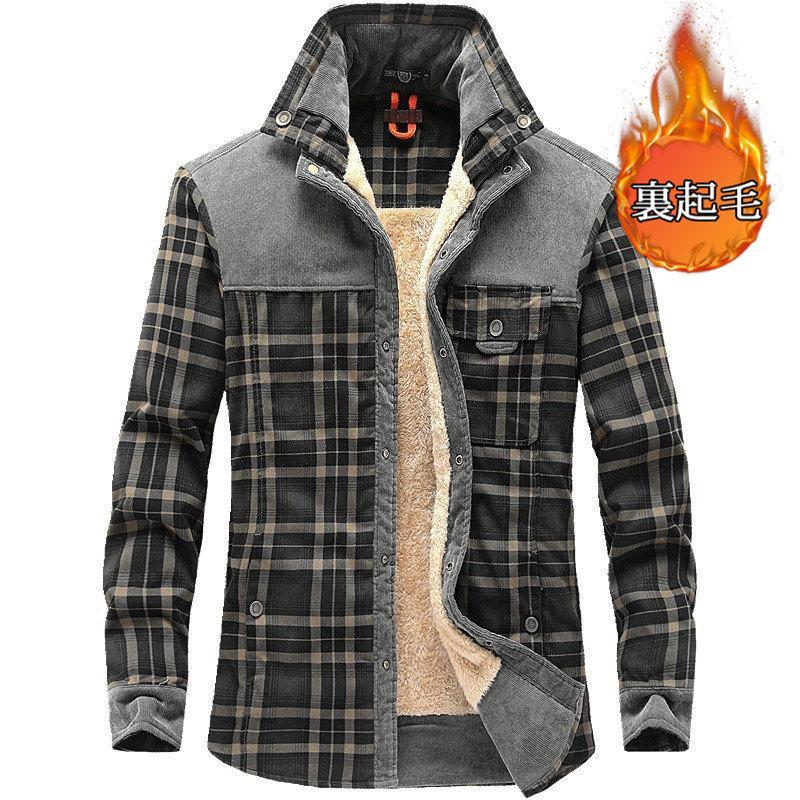 シャツ メンズ ネルシャツ チェック柄 裏起毛 厚手 裏ボア アウター インナー トップス 防寒 お洒落 ゆったり カジュアル 暖かい 秋冬 |  | 05