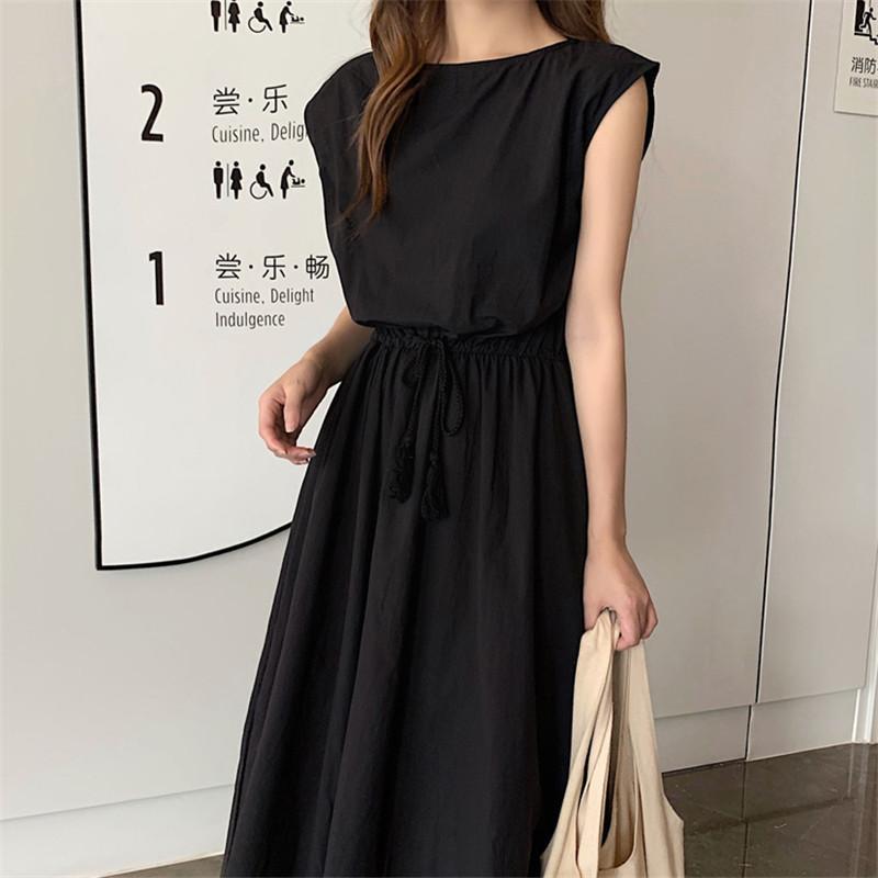 夏ワンピース 半袖 涼感 フレアワンピース 可愛い ロングワンピース ミモレ丈 大人 30代40代 オフィス お出かけ 無地 フェミニン スリム リネン 裏地付き |  | 20