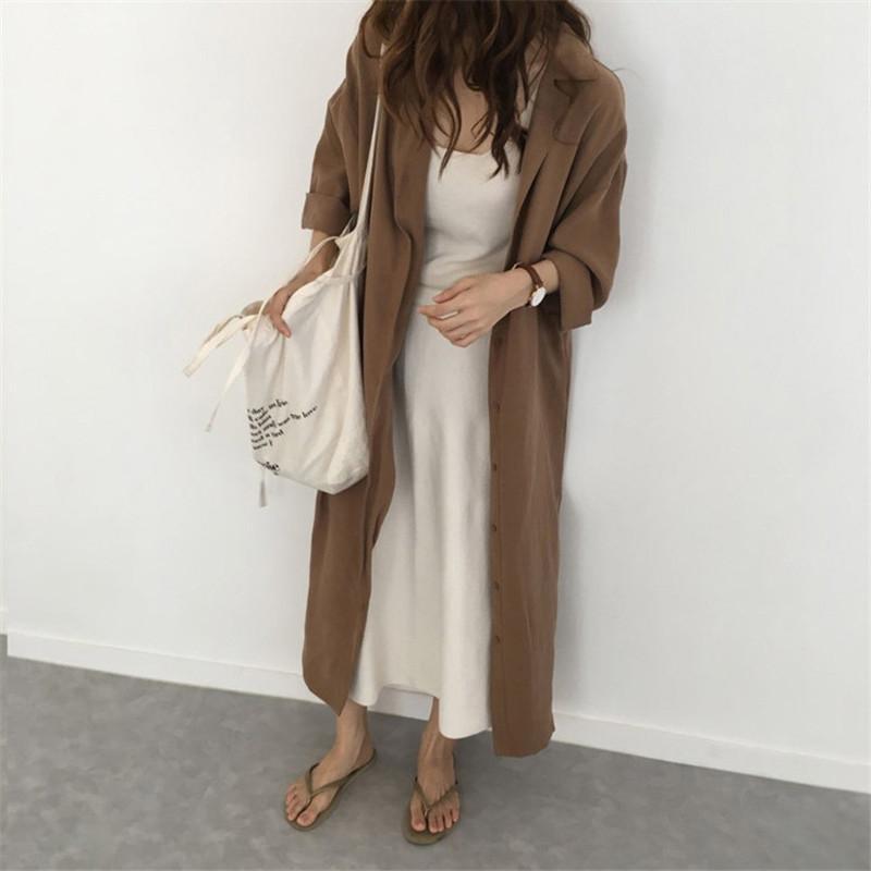 シャツワンピース レディース ロング丈 マキシ丈 長袖 シャツ ワンピース 春 夏 春服 夏服 きれいめ ゆったり チュニック トップス 羽織 |  | 07