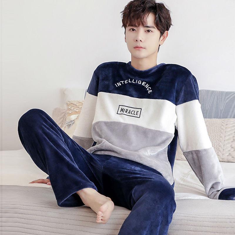 パジャマ メンズ セットアップ 冬 暖かい ルームウェア もこもこ パーカー tシャツ 上下セット パンツ 寝巻き 春 秋 |  | 05