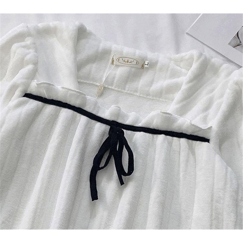 パジャマ レディース 上下セット モコモコ 秋冬 長袖 ルームウェア 可愛い ロングパンツ セットアップ 暖かい 防寒 寝巻き 部屋着 |  | 06