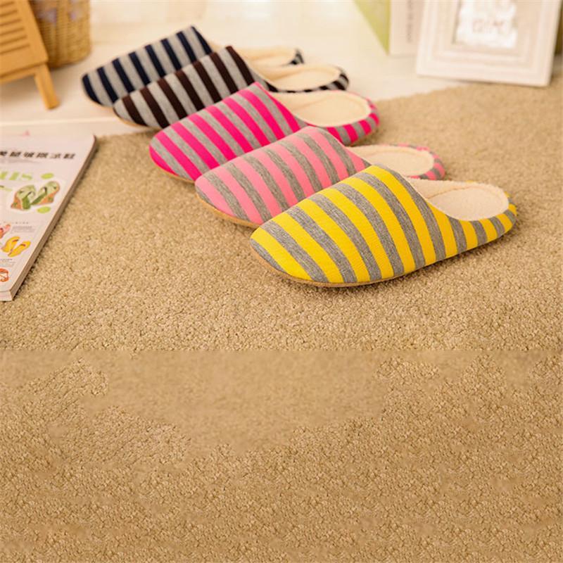 スリッパ 防滑 ストライプ 室内 ルームシューズ 滑り止め 超軽量 静音 オールシーズン 家族 カップル 来客用 メンズ 柔らかい 室内履き 春用 秋用 冬用 |  | 04