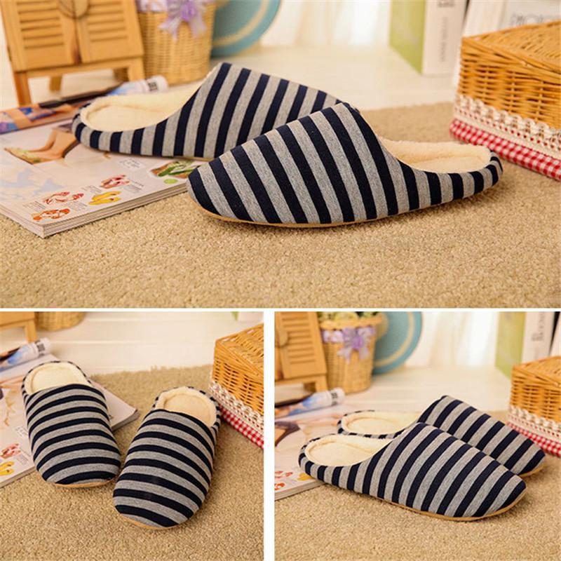スリッパ 防滑 ストライプ 室内 ルームシューズ 滑り止め 超軽量 静音 オールシーズン 家族 カップル 来客用 メンズ 柔らかい 室内履き 春用 秋用 冬用 |  | 05