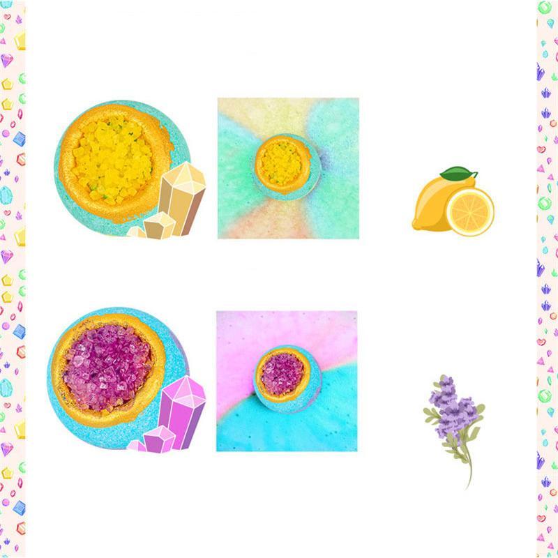 バスボム ギフトセット カラフル リラックス 保湿 入浴剤 4個入り バスボール お風呂用 肌に優しい 潤い子供 女性 母の日 プレゼント 炭酸 |  | 05