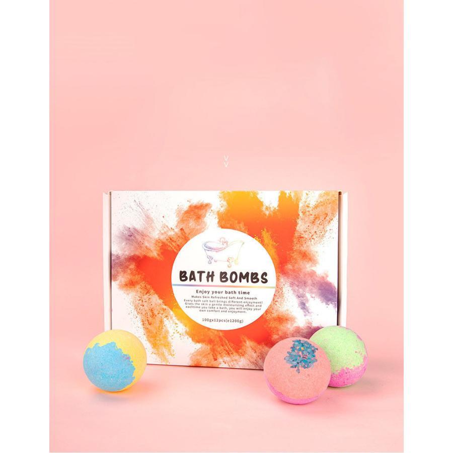 バスボム ギフトセット カラフル リラックス 保湿 入浴剤 14個入り バスボール お風呂用 肌に優しい 潤い子供 女性 母の日 プレゼント 炭酸 |  | 02