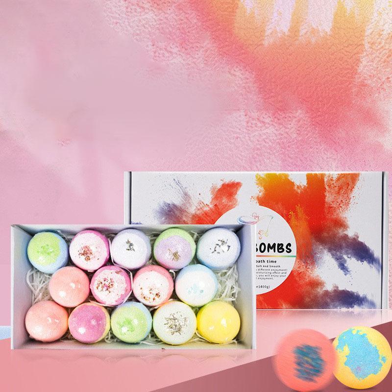 バスボム ギフトセット カラフル リラックス 保湿 入浴剤 14個入り バスボール お風呂用 肌に優しい 潤い子供 女性 母の日 プレゼント 炭酸 |  | 06