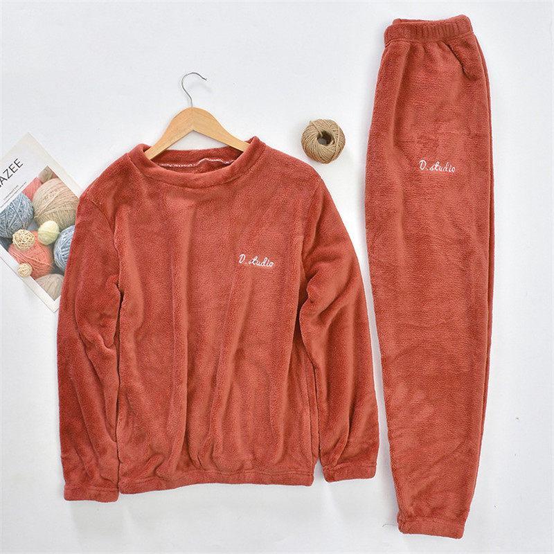 【本日まで値下げ】パジャマ メンズ セットアップ 冬 暖かい ルームウェア もこもこ パーカー tシャツ 上下セット ナイトウェア パンツ 寝巻き 春 秋 |  | 09