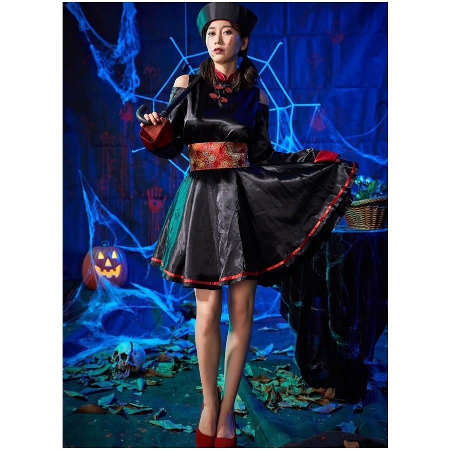 コスプレ コスチューム キョンシー ガール ハロウィン衣装 お化け 妖怪 ゾンビ おばけ 衣装 仮装 イベント 学園祭 文化祭 お祭り 女性 |  | 06