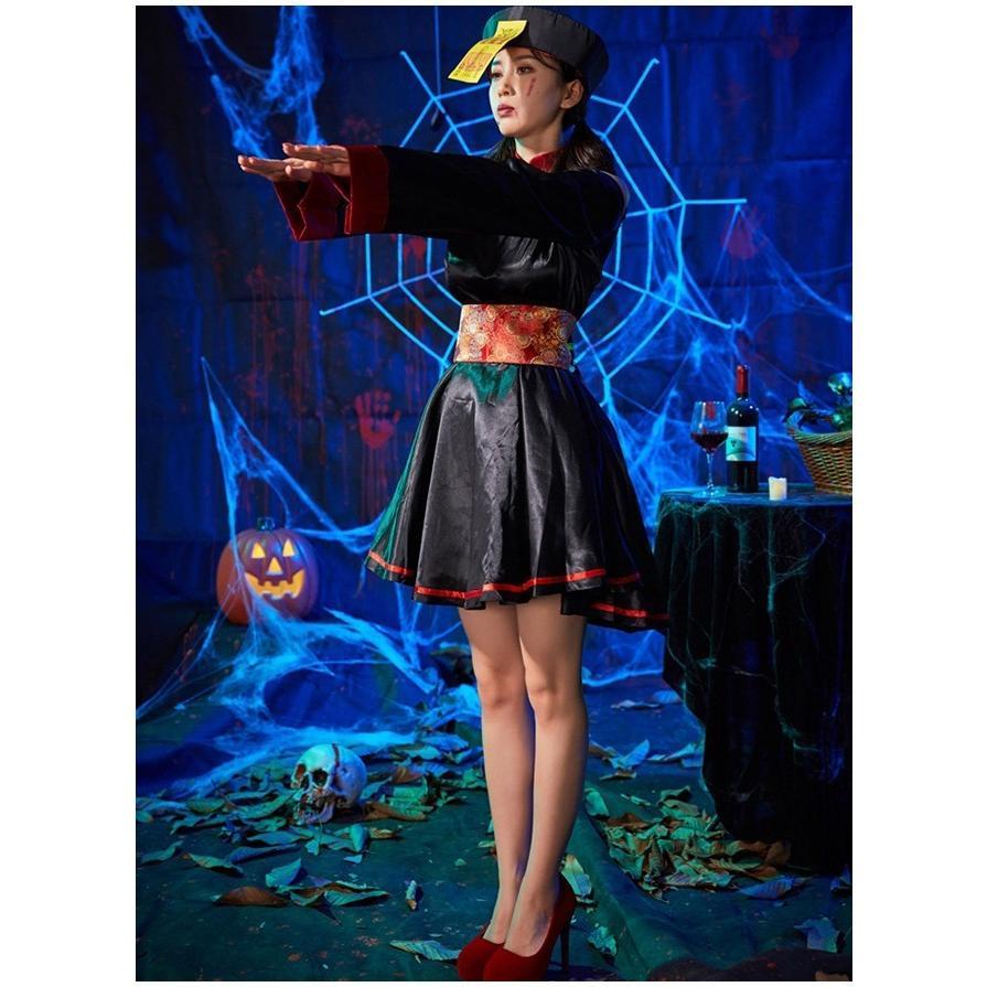 コスプレ コスチューム キョンシー ガール ハロウィン衣装 お化け 妖怪 ゾンビ おばけ 衣装 仮装 イベント 学園祭 文化祭 お祭り 女性 |  | 08