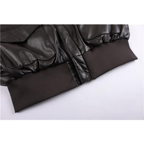 【変形レザージャケット】A-2 G-1 フライトジャケット L ブラック G-1 フライトジャケット メンズ レザージャケット 革ジャン A-2