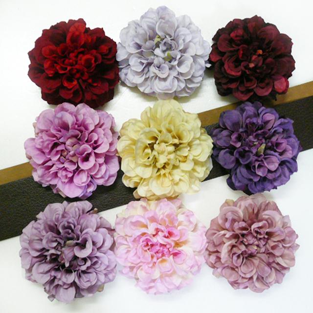 髪飾り コサージュ　花 ダリア　選べる9色　結婚式 成人式 卒業式 | 