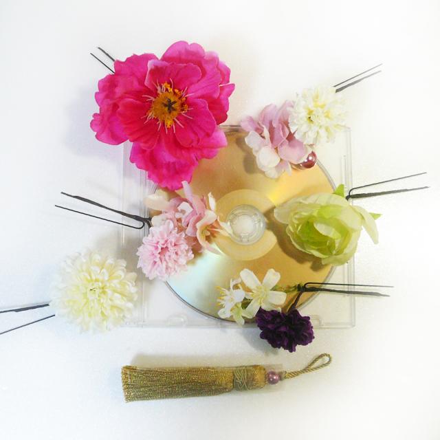 髪飾り 成人式 卒業式 結婚式 花　ポピーと菊ラナン他 ピンク　振袖 袴 浴衣 和装 着物 かんざし |  | 02