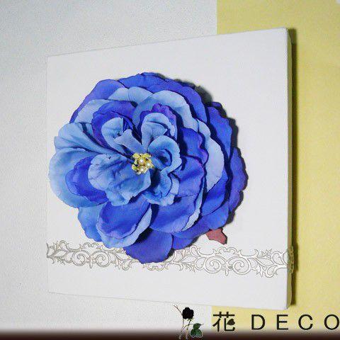 キャンバスアート グラデローズ ブルーA   花の壁掛け インテリア 新築祝い | 