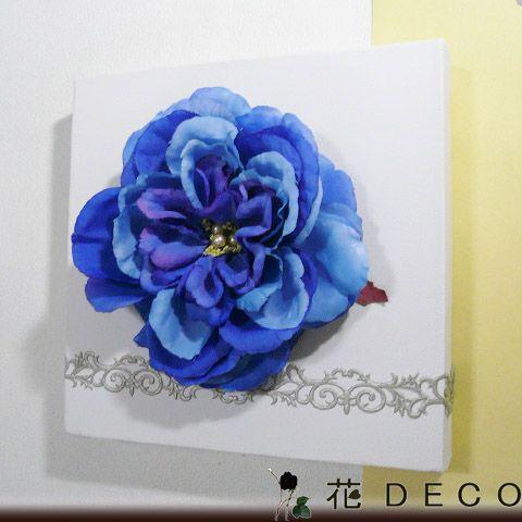 キャンバスアート グラデローズ ブルーB   花の壁掛け インテリア 新築祝い | 