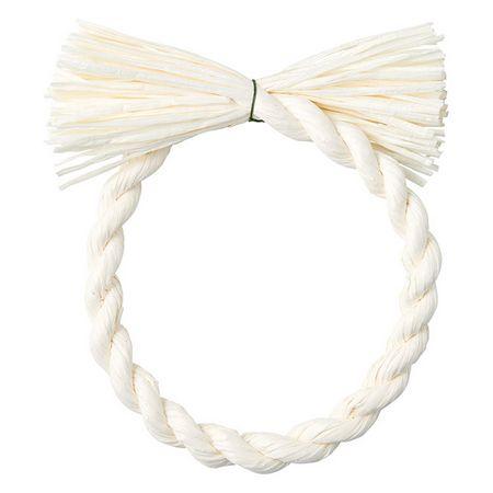 松村工芸 わらルックリース25 キナリ 25-3191-11 しめ縄 正月飾り