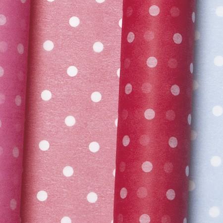 東京リボン ポルカドット65CMX15M 1チェリーレッド 36-72916