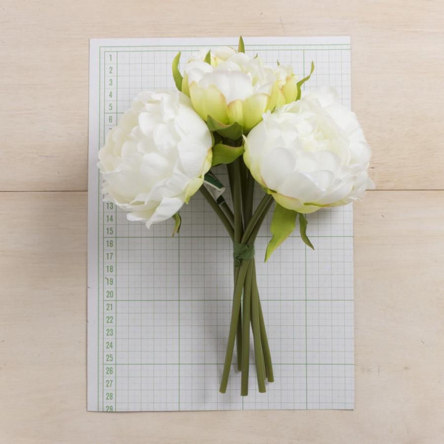 ✿アンティークアイボリー　ピオニーのブーケ （造花）新品　未使用品 ピオニーブーケ｜商品案内｜株式会社アスカ商会