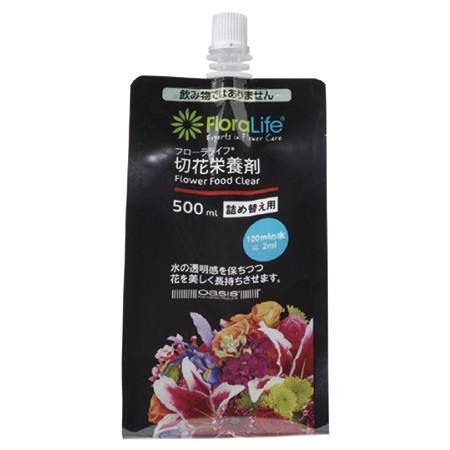 はなどんやアソシエフローラライフ切花栄養剤 一般消費者用５００ｍｌ詰替 500 Sj0222 切花栄養剤 促進剤 フローラライフ 宅配便配送