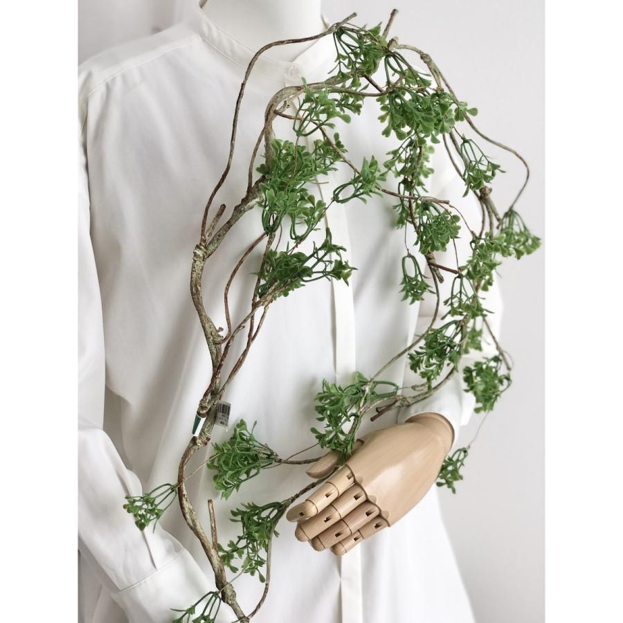 造花 MAGIQ東京堂 ハートリーフ ツイッグガーランド GREEN