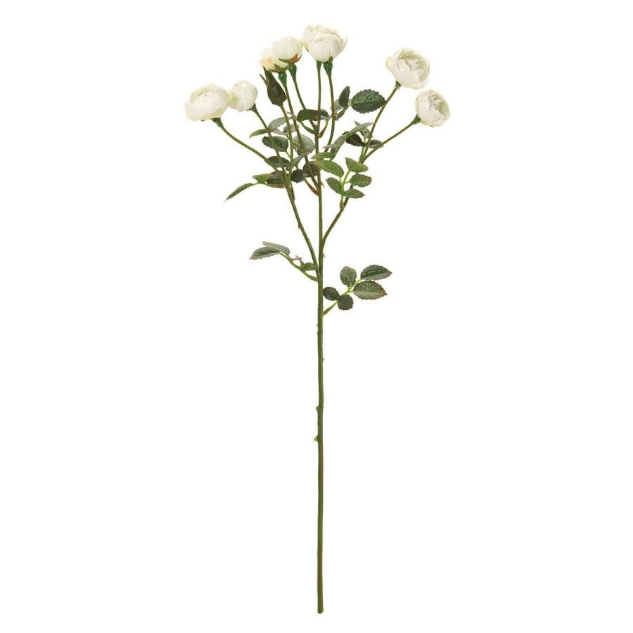 造花 Magiq 東京堂 リアンスプレーローズ 1 クリーム Fm0073 001 花材 は行 バラ うのにもお得な情報満載