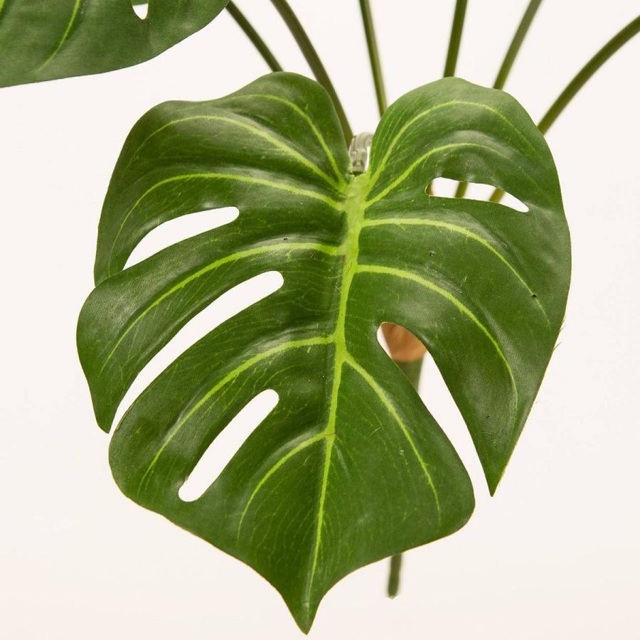 造花 Magiq 東京堂 エマモンステラブッシュ Green モンステラ 65 Off 送料無料 Fg 造花葉物 フェイクグリーン