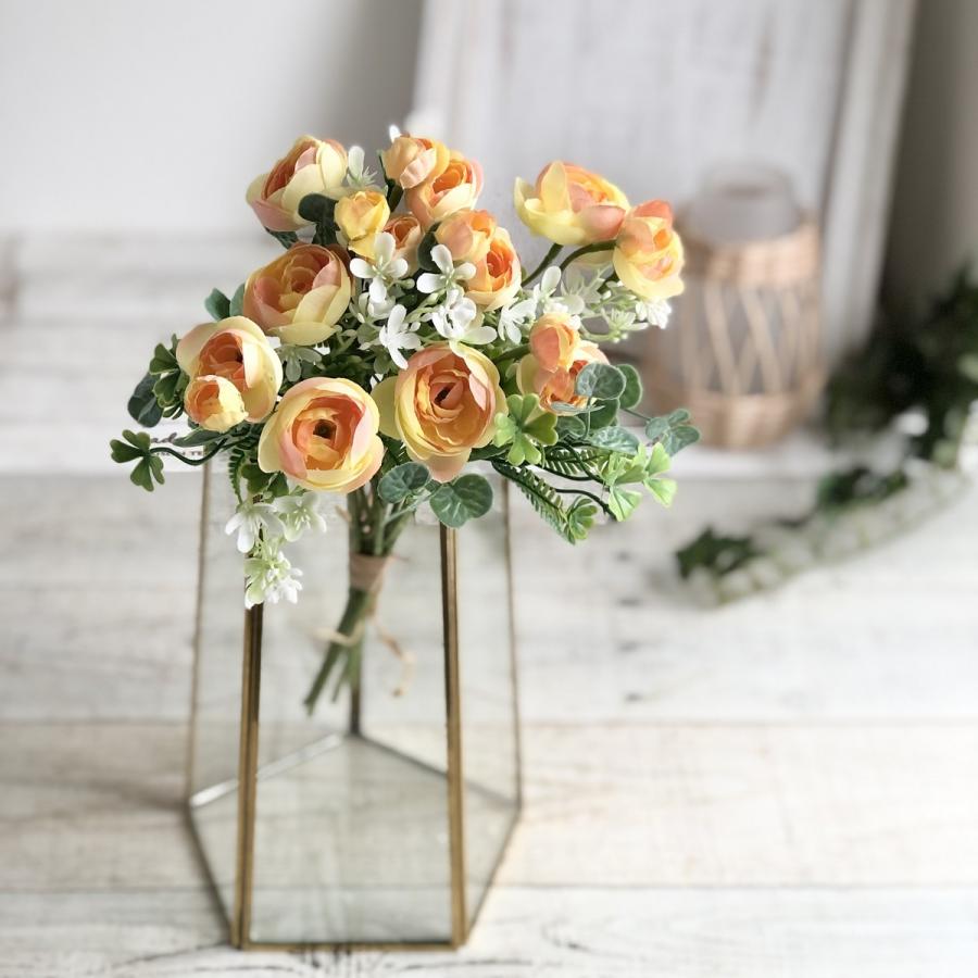 93 以上節約 造花 Magiq 東京堂 ペティラナンミックスブーケ 6本 4 Yellow Fm 004 花材 ら行 ラナンキュラス Cisama Sc Gov Br