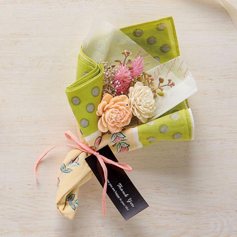 ドライ 東京堂 ソラフラワーハンカチブーケ #24 グリーン ZA003027-024