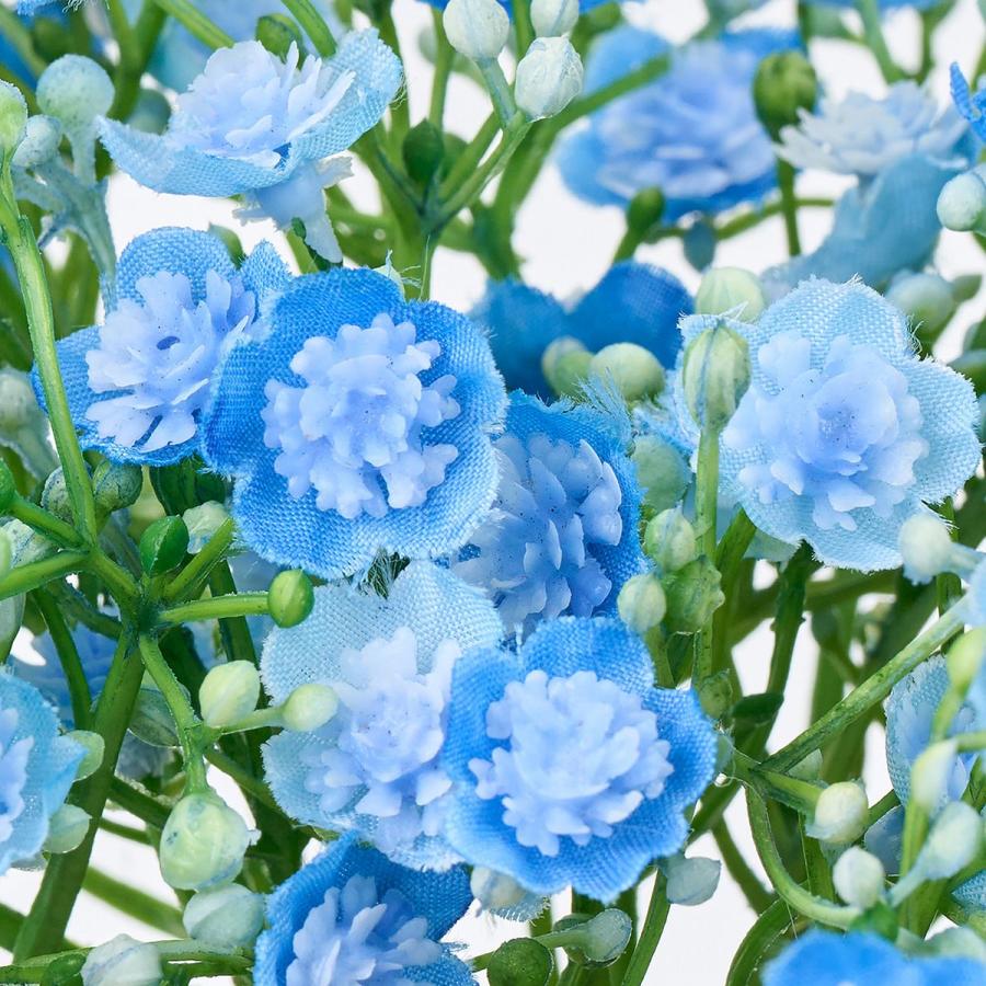 爽やか　ブルーの花　猫　5個セット 造花 MAGIQ東京堂 レナジプソバンドル #5 BLUE ブルー FM003005-005 花
