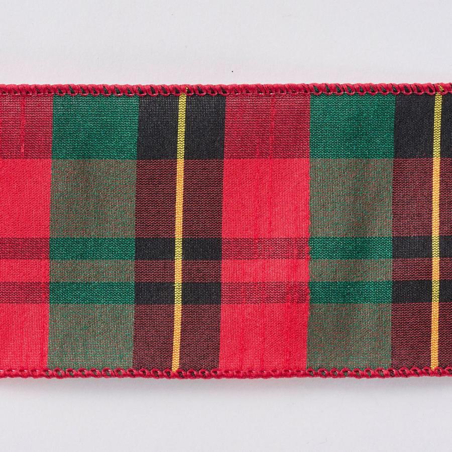 Tartan: Romancing the Plaid　タータンチェック　未開封 タータンチェック 63mm RX000985 シーズナルクリスマスリボン : は