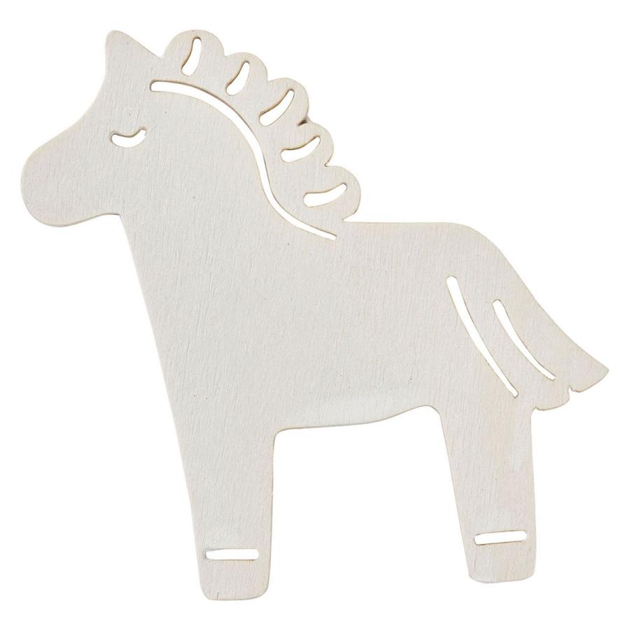 縁起物馬プレート #1 白 ZE008746-001 花器 花瓶 ナチュラルベース