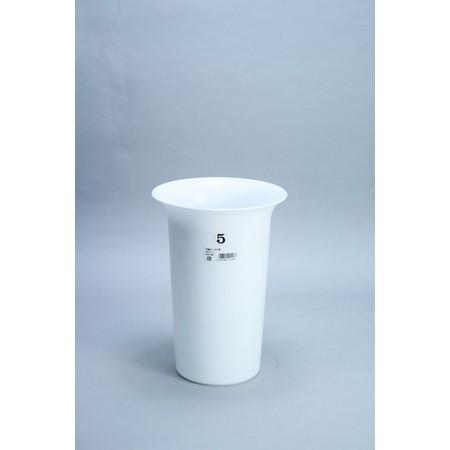 セロン 花桶ロング5号 白 期間限定送料無料 F0612白 花器 バケツ 花瓶 定番キャンバス 花筒 花桶