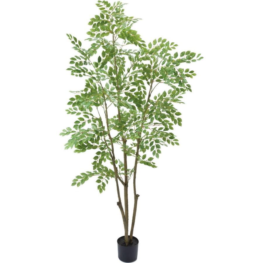 直送 人工観葉植物 YDM 180cmトネリコ グリーン GLP-1497-GR ※返品代引不可