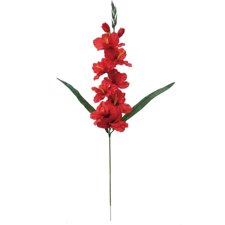 造花 Ydm サテングラジオラス レッド Fa 7274 R 造花 花材 か行 グラジオラス 030 はなどんやアソシエ 通販 Yahoo ショッピング